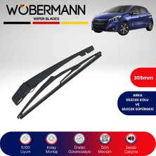 Wöbermann Peugeot 208 Iı 2019-2024 Arka Silecek Kolu ve Süpürgesi Komple