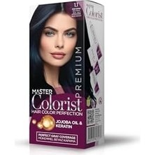 Güzel Hediyem Premıum Yarı Kit Set Saç Boyası 1.1 Mavi Siyah
