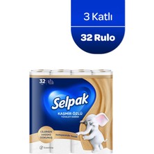 Selpak Extra Kaşmir Özlü 32'li Tuvalet Kağıdı