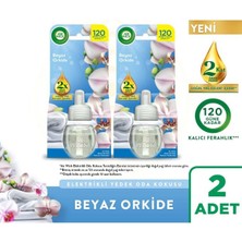 Air Wick 2x19ml Elektrikli Oda Kokusu Yedek Şişe Beyaz Orkide Doğal Yağ Özleri İçeren