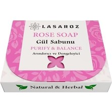 Güzel Hediyem Gül Sabunu Doğal Bitkisel Arındırıcı Dengeleyici Sabun 100 gr