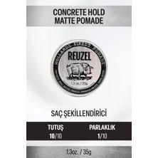 Reuzel Concrete Hold Matte Pomade Erkekler Için Saç Şekillendirici Krem 35gr