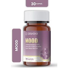 Erbatab Mood 5-Htp 30 Kapsül Passiflora, Valerian ve Melisa Ekstraktları Içeren Takviye Edici Gıda