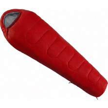 Sportlife Alfa Pro 0ºc Konfor Sıcaklığına Sahip Mumya Uyku Tulumu Yetişkinler İçin 4 Mevsim Kırmızı