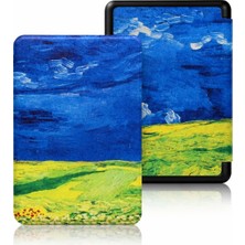Cosmostech Amazon Kindle Paperwhite 4 E-Kitap Okuyucu Kılıfı Fırtına Bulutu