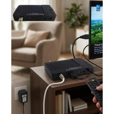 Savarga 1080P Hd Görüntü Kaliteli Uydu Alıcı HDMI Çıkışlı USB Destekli Kolay Kurulum
