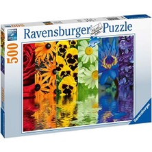 Güzel Hediyem 164462 500 Parça Puzzle Çiçek Yansıma, Çok Renkli