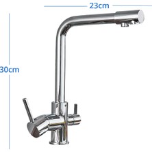 Spring Water 3 Yollu Sıcak Soğuk  Musluk