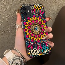 HONTINGA iPhone 12 Mini ile Uyumlu Kılıf Silikon Kenar Sert Arka Kamera Koruyucu Basitlik Anti Düşme Kamera Korumalı Halı Desen Couple Telefon Kılıfı Kadın ve Erkek Için Uygundur K1-1350