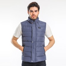 Slazenger ZULA IN Erkek Slim Fit Yelek Petrol Renkli Amblemli Tasarım ile Şık Seçim