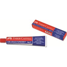 Faber-Castell 90 g Kırmızı Kapaklı Sıvı Yapıştırıcı - Tek Adet