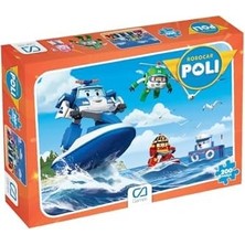 Güzel Hediyem Robocar Poli Temalı Lisanslı 200 Parça 33X48CM Çocuk Puzzle Yapboz Serisi