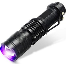 Wattson Watton WT-303 Mini El Feneri Tek Renk LED Ampul ile 75 mt Işık Mesafesi ve Metal Alüminyum Gövde