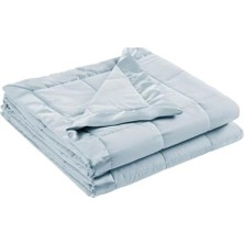 Güzel Hediyem Windom Microfiber Alternative Blanket With 3m Moisture Management Ivory 108X90 Size Quilted Premium Soft 3m Scotchgard Moisture Microfiber For Bed, Couch Or Sofa