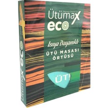Ütümax Eco Isıya Dayanıklı Keçeli Ütü Masası Örtüsü 53 cm x 134 cm Pamuk Dokuma
