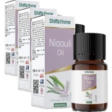 Güzel Hediyem Shiffa Niaouli Yağı 10 ml |%100 Saf Uçucu Yağ | Cilt Bakımı, Aromaterapi ve Masaj Için | Melaleuca Viridiflora (3 Paketi)