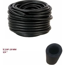 3/4" Kauçuk Bezli Su Hortumu Iç Çap: 19 mm