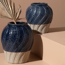 Güzel Hediyem Wavy Seramik Vazo 18 x 19 cm