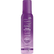 Hobby Style & Protect 150 ml Ipeksi Dokunuş Saç Köpüğü Koruyucu Keratinli Şekillendirici Ürün