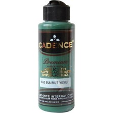 Cadence Premium Akrilik Boya 9050 Zümrüt Yeşili Yüksek Kapatma Gücüne Sahip Su Bazlı 120 ml