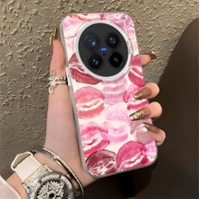 HONTINGA Vivo X200 Pro ile Uyumlu Kılıf Silikon Kenar Sert Arka Kamera Koruyucu Basitlik Anti Düşme Kamera Korumalı Öpücük Desen Couple Telefon Kılıfı Kadın ve Erkek Için Uygundur K1-1348
