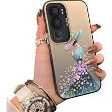 HONTINGA Vivo Y31 5g ile Uyumlu Kılıf Silikon Kenar Sert Arka Kamera Koruyucu Basitlik Anti Düşme Kamera Korumalı Güzel Kadın Desen Couple Telefon Kılıfı Kadın ve Erkek Için Uygundur K1-1353