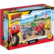 Güzel Hediyem Ricky Zoom Lisanslı 100 Parça 34X24CM Çocuk Puzzle Yapboz Serisi