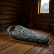 Evolite Alaska Camo Pro -15ºC Uyku Tulumu Renkli Tasarım ile Kamp ve Doğa Yürüyüşleri İçin