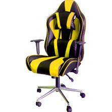Ofisel Alpha Sarı Oyuncu Koltuğu Ergonomik Tasarım ve Ayarlanabilir Yükseklik ile 160 kg Taşıma Kapasitesi