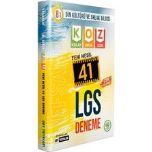 Ddy Yayınları 8.sınıf LGS Din Kültürü ve Ahlak Bilgisi Efsane 41 Deneme Kitap Türü Normal Boy