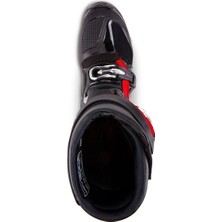 Alpinestars TECH 7 Kros Motosiklet Botu Siyah Kırmızı Su Geçirmez Koruma ve Yüksek Performans