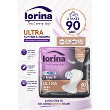 Lorina Ultra Mesane Pedi 7 Damla 30’lu 3 Paket