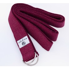 Nuiyoga Nui Yoga Bordo Yoga Kemeri 10 Adet Standart Pamuklu Malzeme ile Ergonomik Destek Sağlar