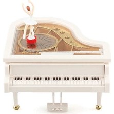Mobgift Mobgıft Kuyruklu Piyano Balerinli Müzik Kutusu Hediye Seçeneği ile Dekoratif Tasarım
