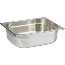 Grains Global Paslanmaz Çelik Gastronom/gastronorm Küvet Gn 1/2-100 (32,5 x 26,5 x 10 Cm)