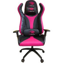 Xprime Pubg Oyuncu Koltuğu Pembe Renkli Yüksek Yoğunluklu Sünger ile Ergonomik Tasarım