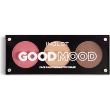 Inglot Good Mood Yüz Paleti 7 g Renkli Özellikler ile Orta ve Tam Kapatıcılık Sağlar