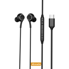 Jopus iPhone 15 16 17 Uyumlu Samsung Redmi Tak Çalıştır - Type-C Akg Kablolu Kulaklık Mikrofonlu AZ-E05