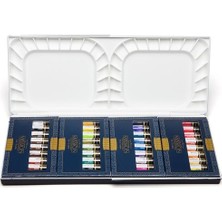 Mijello Mission Gold Class Pigment Tüp Suluboya Seti 7 ml x 36 Renk Sarf Malzemeleri İçin