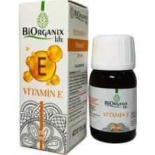 Biorganix Life E Vitamini Yağı 20 ml Güçlü Antioksidan Etkisi ile Cilt Koruma