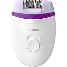 Philips Satinelle Essential Kablolu Kompakt Epilatör Beyaz Yıkanabilir Başlık ile 4 Hız Ayarı