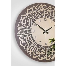 Grains Global 46 cm Gerçek Ayna Pleksi Rakam Dekoratif Duvar Saati