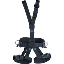 Singing Rock Technic Endüstriyel Tam Vücut Harness Siyah 1620 g Güvenli Çalışma ve Düşüş Durdurma