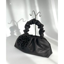 Posst Bag Güllü Saten Portföy Abiye El Çantası