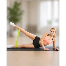 Eco Lounge Pilates Direnç Lastiği Fitness Yoga ve Evde Spor Için Çok Amaçlı Bant