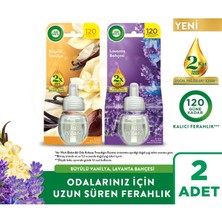 Air Wick Elektrikli Oda Kokusu Yedek Şişe 2x19ml Büyülü Vanilya ve Lavanta Bahçesi Uzun Süreli Ferahlama