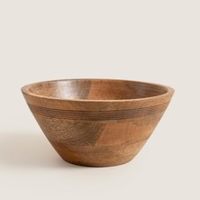 Chakra Raye Ahşap Sunum Kasesi 25X25X11 cm Natural