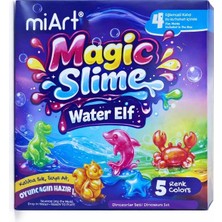 Miart Magic Slime 90 ml x 5’li Set - Dinozorlar Seti