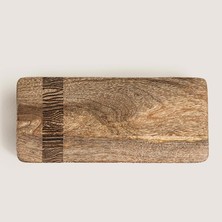Chakra Felicita Ahşap Sunum Tabağı 10X23 H 2,32 cm Natural