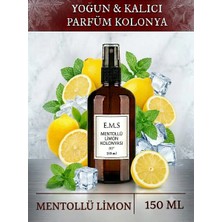 E.M.S 150 ML MENTOLLÜ LİMON KOLONYASI SERİNLETİCİ VE FERAHLATICI ETKİ 80 DERECE MENTOLLÜ KOLONYA.